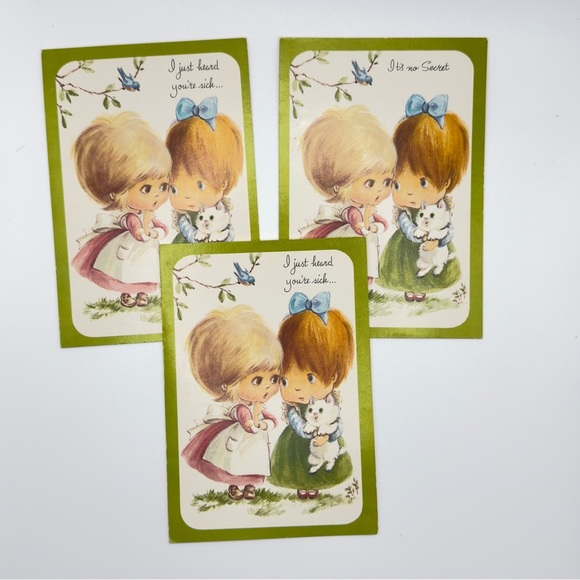 12 Vintage 70s–80s A Sunshine Card Greetings | No Envelopes | Get Well More - Picture 2 of 16